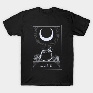 Luna Tarot Card T-Shirt